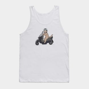 Biker cat Tank Top